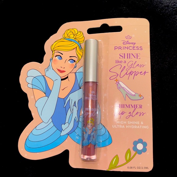 Disney Other - Disney Princess Shimmer Lip Gloss - Deep Pink